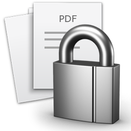 PDF页面锁图标